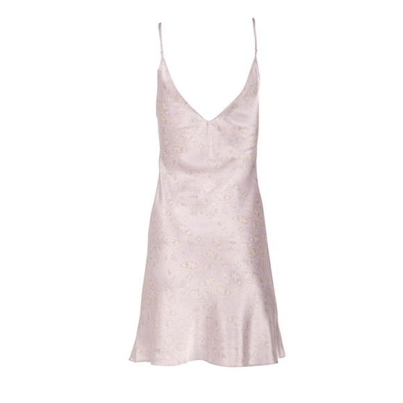 Dannijo Lilac Bandana Mini Slip Dress - Picture 4 of 5
